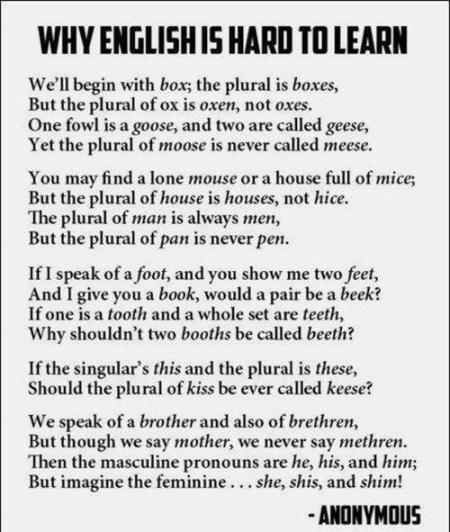Why English is So Hard